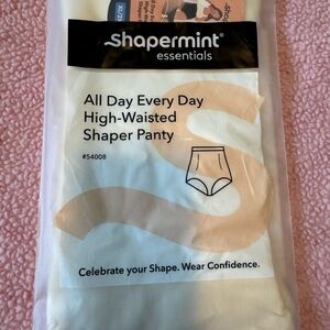 Shapermint Essentials High-Waisted Shaper Panty - Cream